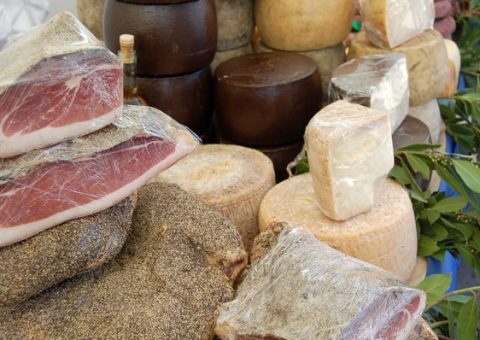 cheese and salumi in sardinia