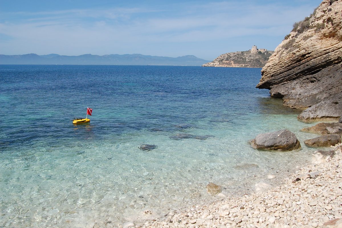 strand zuid sardinie