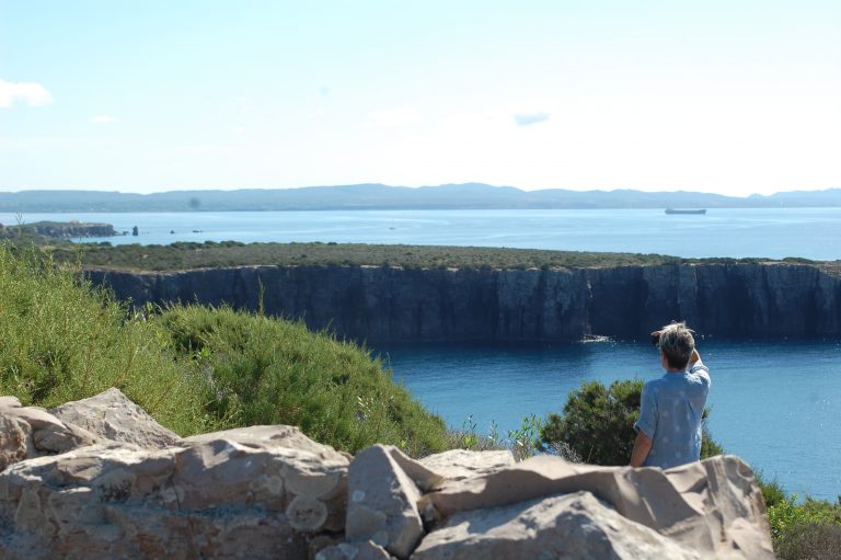 insel san pietro meerblick