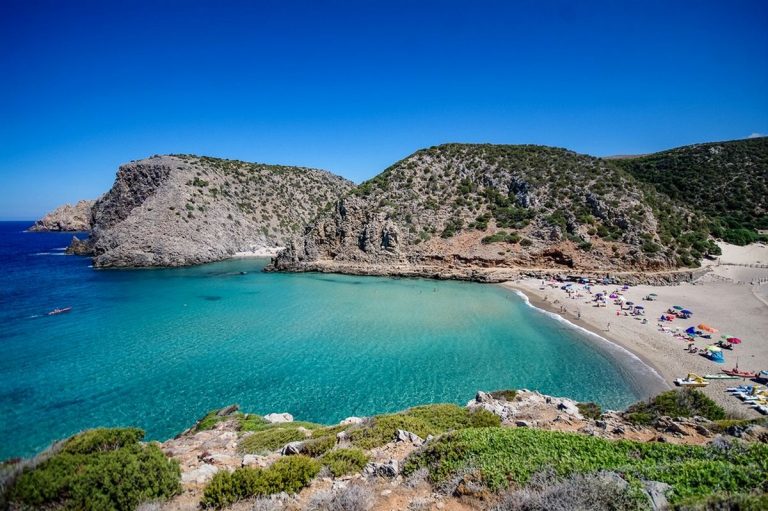 Blich auf Cala Domestica bei Buggerru im Südwesten