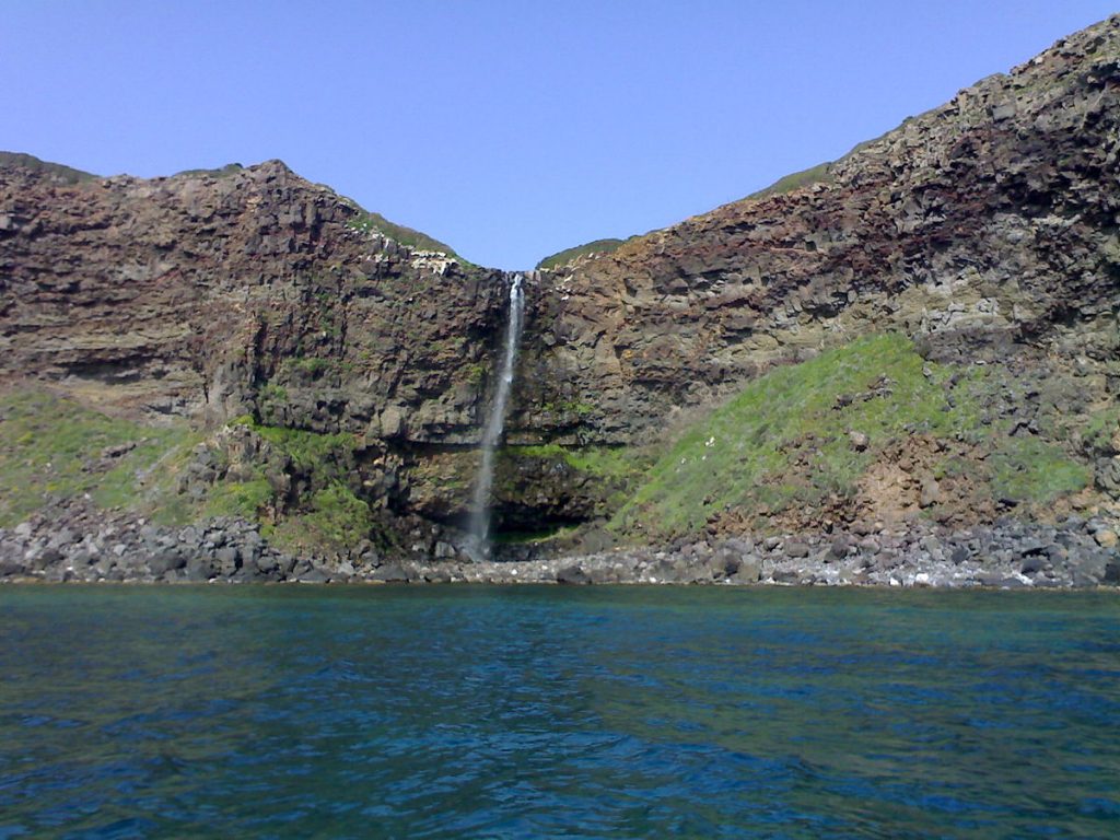 Wasserfall Capo Nieddu sardinien