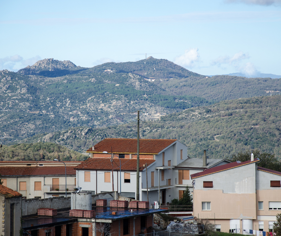 Vista panoramica su Fonni