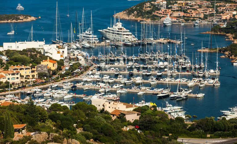 yacht harbour north sardinia