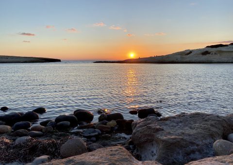 tramonto a s'archittu